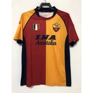 00-01 Roma home retro Thai quality sports football jersey
