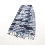 【二手】愛馬仕 HERMES 方巾，格紋，羊絨材質，男士款，二手