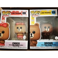 Funko Pop Line Friends Brown #930 / Choco #928