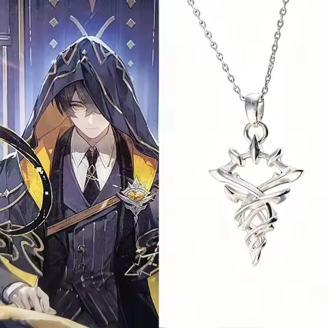 Lord of Mysteries Klein Moretti Pendant Necklace Anime Necklace Pendant Cosplay Prop Accessories Pen