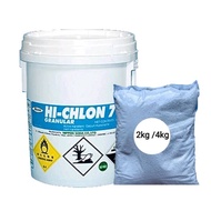 2 Kg and 4 Kg Japan Origin CHLORINE GRANULES for Swimming Pool (Hi-Chlon 70 and Aqua Organic)