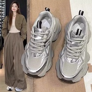 [AY] 2025 Spring Autumn Daddy Shoes Women Thick-Soled Heightened Mesh Breathable All-Match Lightweig