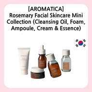 [AROMATICA] Rosemary Facial Skincare Mini Collection | Cleansing Oil, Foam, Ampoule, Cream & Essence