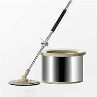 Hands Free Washing Rotating Flat Mop Round Flat Mop Single Bucket Home Household One Mop One Single Bucket Mop Decoration