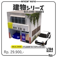 Diorama Papercraft Building -Tofu Shop-