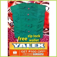 ⚜ ▒ ☆ Yalex Plain Shirt Pambata - kids Emerald Green