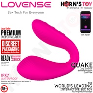 (SG) LOVENSE Dolce Dual Vibrator G spot Clitoral App Controlled Sex for Women and LDR Horns Toy