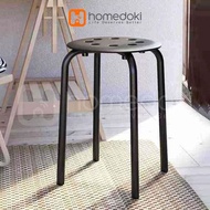 Meatball Bench / Dining Bench Cafe Bench Small Iron Bench Chair/ Stackable Chair/