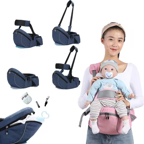 Baby Carrier Waist Stool Walkers Baby Sling Hold Waist Belt Backpack Hipseat Belt Kids Adjustable In