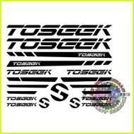 【hot sale】 Toseek Bike Frame Decals