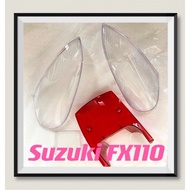 SUZUKI FX110 TAIL LEN SET // SAMA FX110 FX125 FXR150 TAIL LAMP COVER LAMPU BELAKANG KACA PENUTUP LEN