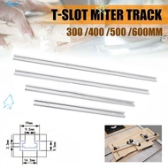 FAVOR 1Pcs T-Track, 300-600mm Slide Guide Rail T-Slot Track, 19 Type 19x9.5mm T Slider Fixture Slot 