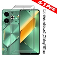 1-4ชิ้นกระจกนิรภัยสำหรับ Tecno Pova 6 Neo Screen Protectecno Pova 6 Neo Pova 6Pro Pova6 6Neo 6.78นิ้