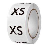 สติ๊กเกอร์ไซส์ สติ๊กเกอร์size สติ๊กเกอร์บอกขนาด เส้นผ่าศูนย์กลาง2.5cm จำนวน 500 ดวง /ม้วน