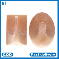hl 3pcs Wood Grain Adhesive Hooks for Wall-Mounted Towels, Clothes & Bags ph