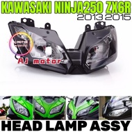 NINJA250 2013 / ZX6R 2015 HEADLIGHT HEAD LAMP / LIGHT GUARD NINJA 250 ZX6 R KAWASAKI LAMPU DEPAN COV