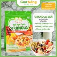 Granola Giọt Nắng Mới ngũ cốc ăn sáng healthy ngon giòn lành mạnh giàu chất xơ và năng lượng từ hạt