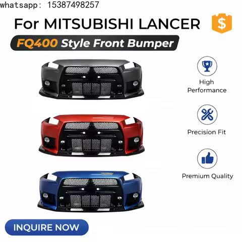 For Front Bumper for Mitsubishi Lancer EX / Lancer ES (2008-2017) | FQ400 Style Front Bumper Replace