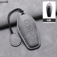 Car Remote Key Case Cover Shell for Chery ICar 03 ICAR03 AIQAR EQ7 EQ5 EQ3 Leather Key Fob Protector