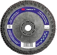 3M Cubitron 3 Flap Disc 1169F, 80+, T27-Flat Quick Change, 4-1/2 in x 5/8 in-11, 10 ea/Case