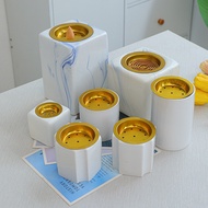 【童装旗舰店】 Stoneware Incense Burner Anti-Stone Pattern Ceramic Incense Burner Plate Incense Incense Bur
