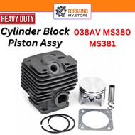 [Heavy Duty] 038AV MS380 MS381 Cylinder Block Piston Assy Chainsaw