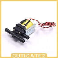 [Cuticate2] 2 Position 3 Way Mini Solenoid Valve Water Valve Accessory 2.88W Cjwv16-3A12A for Water 