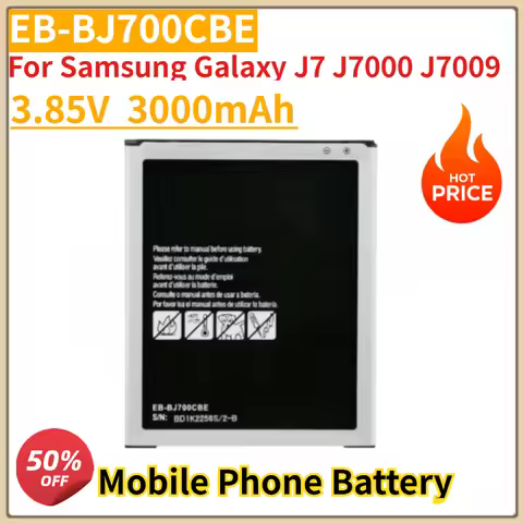 High Quality 3.85V 3000mAh EB-BJ700CBE Mobile Phone Battery for Samsung Galaxy J7 J7000 J7009 Batter