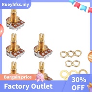 Excellent Guitar Potentiometer Audio Volume&Tone Pots Switch Control A500k Split Shaft Taper Potenti