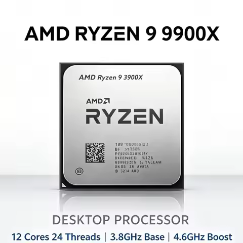 Ryzen 9 3900X Desktop CPU AMD R9 3900X 3.8GHz 64MB Cache AM4 Processor For Multi-task Work