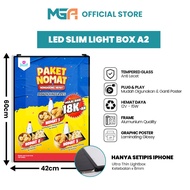 Slim LIGHT BOX LED FRAME ADVERTISING PORTABLE - LED MENU POSTER A2