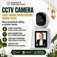 V380 Pro WiFi CCTV CameraTwo-Way Video Call 8MP Resolution Motion Tracking Remote Home Monitoring