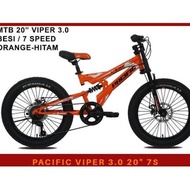 Sepeda Mtb Anak 20" Pacific Viper 3.0 7Speed Anak Umur 8 Tahun- 15
