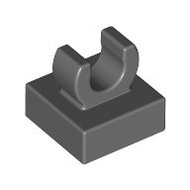 LEGO 15712 44842 Dark Gray U-Clip Tile 1x1 Clip 6071226 6344022