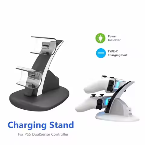for PS5 Control Type-C Charging Stand PS5 Controller Dock Charger Station Cradle for Sony Playstatio