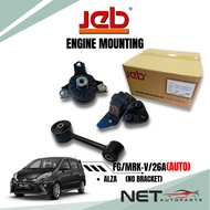 JEB ENGINE MOUNTING SET (3IN1) PERODUA ALZA (AUTO) WITH BRACKET FG/MRK-V/26B