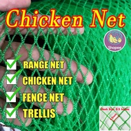 8 Feet Lambat/Chiken Net 10/20/50 meters Net for Chicken Net Green Net Garden Net Farm Net Bird Net