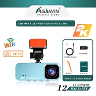 Asawin A4M 2K Dash Cam Wifi Adas Ultra HD 1440P Dual Channel Front &amp; Rear DashCam Night Vision App Control Car Camera Driving Recorder