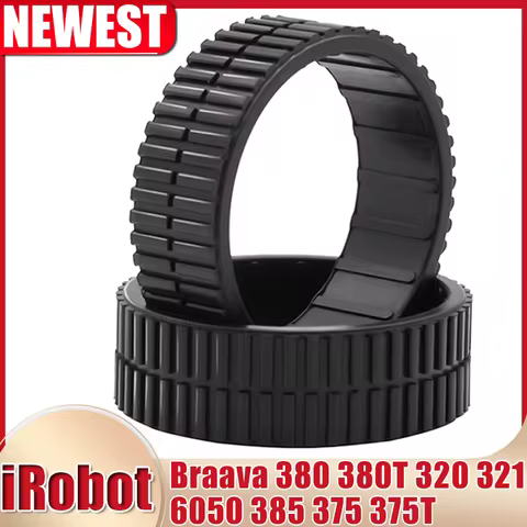 Anti-Slip Caster Wheels Tire For iRobot Braava 380 380T 320 321 345 6050 385 375 375T Mint Plus 4200