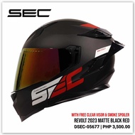 sec revolt & kuiper v2 & v3 modular & dual visor helmet with FREE CLEAR LENS, SPOILER & BONET