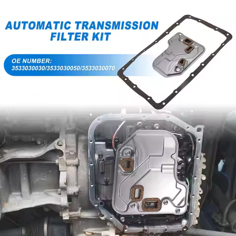 UXCELL Automatic Transmission Filter CVT Oil Cooler Filter Oil Pan Gasket Kit Fit for Lexus LS430 20