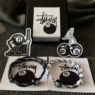 Stussy Ball 8 Couple Bracelet Free Box and Sticker