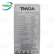 (เครื่องศูนย์ไทย-ร้านตัวแทนจำหน่าย)TMDA อินเวอร์เตอร์ SOLAR INVERTER 5 KW ยี่ห้อ TMDA-On Grid รุ่น S