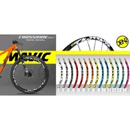 Rim Sticker Crossride MTB Wheel rim Decal