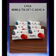 (6 PACKS) MOMO ULTRA SOFT TISSUE 360 SHEETS CONTENTS 6 PACKS