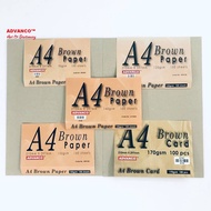 ADVANCO BROWN PAPER / CRAFT PAPER AVAILABLE IN SIZE (A3 | A4)