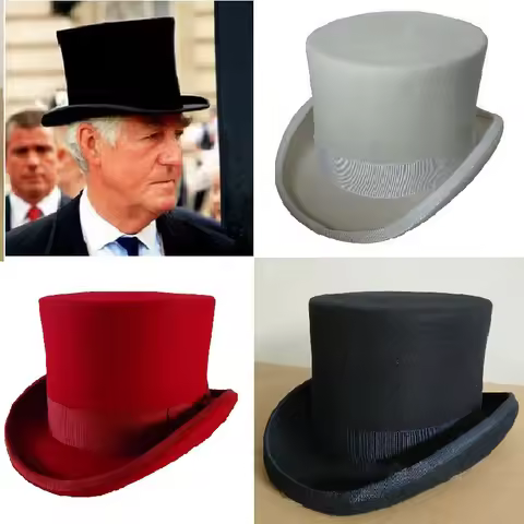 1 pc Man Woman Ushanka Wool Magic Hat Solic color Felt Fedora caps Stage Performance Equestrian Styl