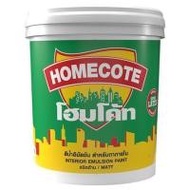 สีน้ำทาภายใน TOA HOMECOTE HC500 สีขาวมุก ด้าน 5 แกลลอน (1260358)