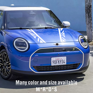 Car Hood Decal Bonnet Stripe Line Band Union Jack Engine Cover Sticker For MINI Cooper R50 R53 R56 R