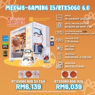 # DOTATECH MEOWS-GAMING i5/RTX5060 6.0 - CUSTOM PC GAMING PACKAGE #  i5-14400F  + GPU Option(s)
